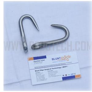 Gancho de ojo de alta calidad Gancho de ojo afilado Gancho OB de acero inoxidable Herramientas de parto Instrumentos veterinarios Acero inoxidable - Product Image 5