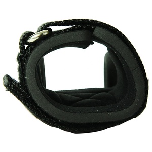 Hot Selling <b>Weight</b> Lifting Straps-Hook Iron-Mat Adjustable Neoprene Wrist Support-Brace For Gym Use-Universal Fit-Black - Product Image 4