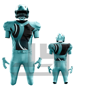 JAMEZ SPORTS Custom American <b>Football</b> Uniform Digital Print Jersey Pants Set Breathable Quick Dry Fabric Short Sleeve V-neck - Product Image 4