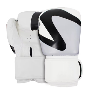 Hot Sale Custom Logo PU Leather Traditional Martial Arts Boxing Gloves Non-Slip Palm Adjustable Wrist <b>Strap</b> for Kick Boxing MMA - Product Image 5