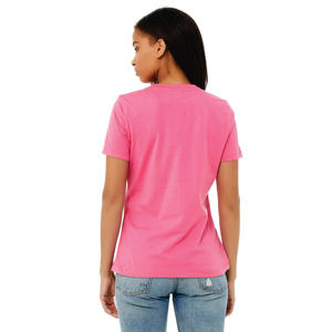 Vente en gros de t-shirts pour filles avec logo personnalisé de haute qualité pour femmes t-shirts en coton uni t-shirts d'été au design tendance - Product Image 3