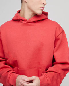 Vente en gros 100% coton Survêtement à capuche pour hommes Logo imprimé personnalisé Survêtements surdimensionnés DTF personnalisé imprimé logo homme 2 pièces ensemble - Product Image 5