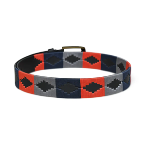 Premium Leather Argentinian Hand Stitched Horse Rider Polo Belt Gaucho Belt Homens Acessórios Cavalo Polo Leather Belt Men OEM - Product Image 3