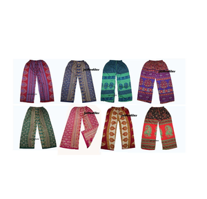 Pantalon Palazzo en soie de mélange de haute qualité vêtements d'été pour femmes et filles exportation du fabricant indien - Product Image 3