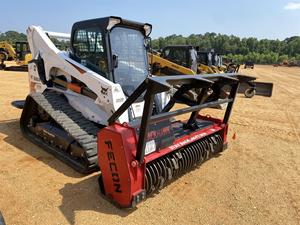 Venta al por mayor Bobcatt Skid Steer Loader Mulcher Head Alto rendimiento 4x4 Wheel Drive Kubota Motor Forestal Cortador Accesorio Árbol - Product Image 3