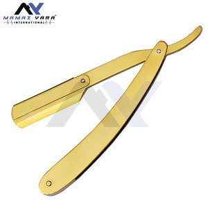 มีดโกนหนวดสแตนเลสแบบสวิงล็อค 6 ใบมีด สีปรับแต่งได้ แบรนด์คุณภาพระดับซาลอน ให้ความรู้สึกเรียบลื่น แบบตรง - Product Image 3