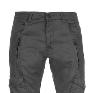 Pantalon cargo ample surdimensionné streetwear moderne pour hommes avec tissu en coton, approvisionnement en gros en vrac personnalisé OEM. - Product Image 4