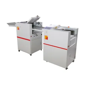 RONGDA RD360A+RD590 A3 Paper Creasing Machine Automatic Paper Feeding Automatic Paper Perforating Machine and folding machi