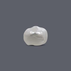 Perles d'eau douce blanches naturelles, perles en vrac pour la fabrication de bijoux, 6,08 carats - Product Image 1