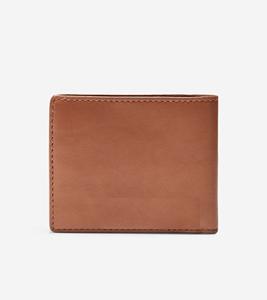 Portefeuille fin en cuir de vachette véritable tressé pour homme avec 1 grande compartiment et 6 porte-cartes, poids du tissu 220g, accessoires de mode - Product Image 2