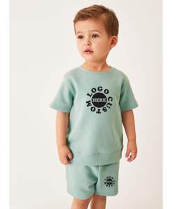 Conjunto de ropa informal de verano para niños 2023, camisetas gemelas de 9 telas para niños, pantalones cortos, camiseta bonita para niños, conjuntos de pantalones cortos, proveedor Paki a precio de fábrica - Product Image 5