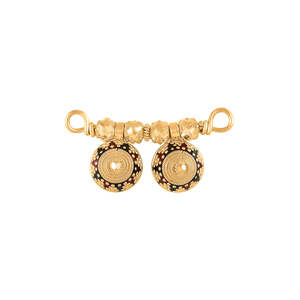 Pendentif Mangalsutra plaqué or avec breloque en perle - Product Image 2
