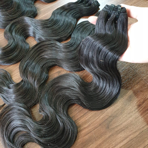 Prix de gros 100% naturel brut vietnamien Remy Extensions de cheveux vente flash vague de corps vague profonde faisceaux vague naturelle - Product Image 1