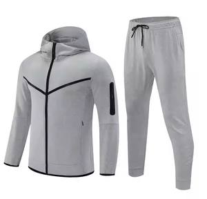 ชุดวอร์มผู้ชายแบบสั่งตัด 2 ชิ้น ระบายอากาศได้ดี น้ำหนักเบา แห้งเร็ว ผ้าฝ้าย 100% มีเชือกผูก ทรงปกติ ไซส์ใหญ่ สำหรับฤดูหนาว เหมาะสำหรับวิ่งจ๊อกกิ้ง - Product Image 2