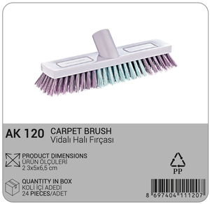 Outil de nettoyage multi-surfaces durable de 28cm pour la maison et le garage Brosse à plancher avec matière plastique à poils durs - Product Image 3