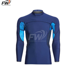 Ensemble Rash Guard MMA BJJ avec protection UV, t-shirt de compression pour la natation et le surf, entièrement sublimé, Rash Guard + shorts + pantalon pour hommes - Product Image 1