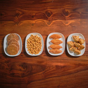 Pink Multi-Purpose Snack Plate with <b>Compact</b> Serving Spoon <b>Microwave</b> & Dishwasher Safe BPA-Free Melamine & Plastic Material - Product Image 4