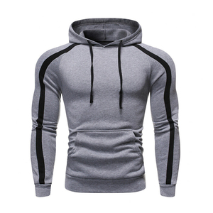 Sudadera con Capucha Deportiva de Manga Larga Negra para Hombre con Logotipo Personalizado al por Mayor, Fabricantes de Sudaderas con Capucha al por Mayor, Sudadera con Capucha de Algodón Grueso - Product Image 5