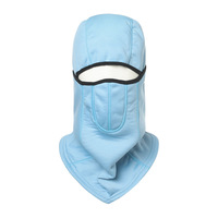 Cache-cou respirant pour casque de moto et de vélo, cache-tête de sport, protection UV, écharpe pour homme/femme, noir