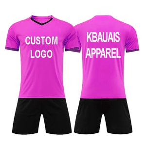 Ensemble de vêtements de football athlétiques personnalisés écologiques, service OEM avec logo et numéros/noms d'équipe personnalisés pour vêtements de sport pour hommes adultes - Product Image 6