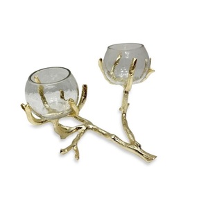 Portavelas clásico de doble Luz de té, decoración del hogar de la industria de tendencia con soporte votivo de diseñador para Material de Metal de Navidad - Product Image 5