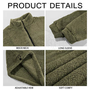 En nuevo stock, sudadera de lana Sherpa, sudadera de lana Sherpa hecha profesional de alta calidad para venta en línea - Product Image 5