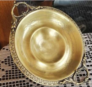 Elegante cuenco de latón hecho a mano, ideal para interiores con temática vintage, Exportación en cantidad. - Product Image 2