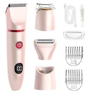 Afeitadora Eléctrica Inalámbrica Portátil para Mujer, Doble Cuchilla, Afeitado en Seco y Húmedo, IPX7, Carga USB, Repuesto para Cuerpo, Piernas y Área del Bikini - Product Image 2