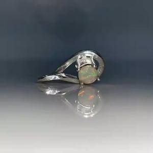 จี้โอปอลไฟเอธิโอเปียนชุบเงินสแตนเลสวินเทจเก๋ไก๋ทางศาสนาคริสเตียนเด็กตัดเป็นเหลี่ยมตามธรรมชาติ - Product Image 2