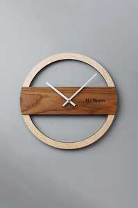 Reloj de pared de madera de cuarzo colorido Pantalla de aguja de una sola cara para decoración de hogar u oficina Cantidad de toro - Product Image 4