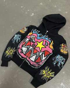 Sweats à capuche décontractés d'hiver pour hommes couleur unie 100% coton conception de poche respirante écologique coupe régulière - Product Image 6