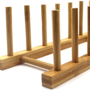 Organisateur de cuisine d'exportation de haute qualité taille M 115x180 x H75 porte-assiette en bois de qualité fournisseur d'or du Vietnam - Product Image 1