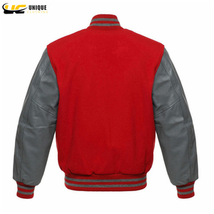 Custom Logo Men's Wool Baseball Leather Sleeves <b>Varsity</b> <b>Jacket</b> for Men Winter Wholesales Price Fashion <b>Varsity</b> <b>Jacket</b> - Product Image 5