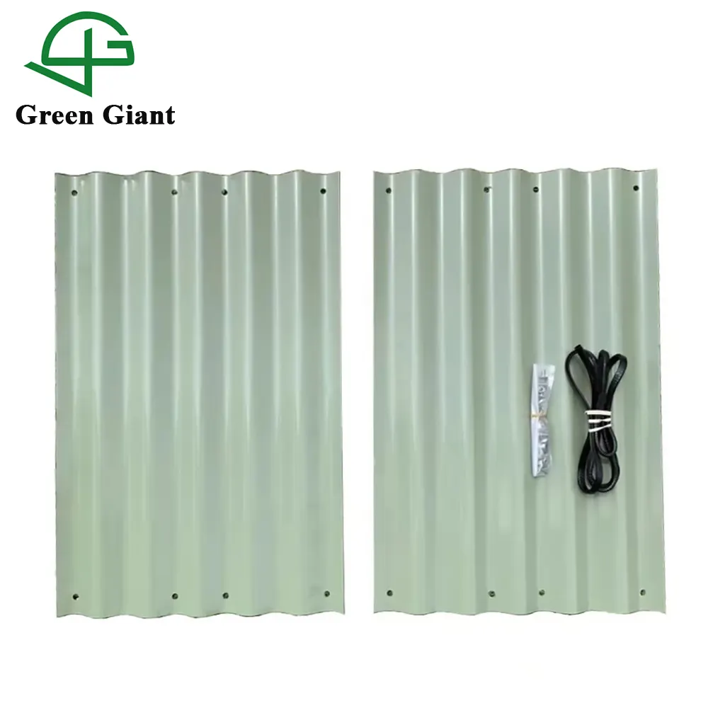 Huizhou Green Giant 2 Kit di pannelli laterali per estendere il letto da giardino in metallo scatole per fioriere per verdure da 1,5 piedi