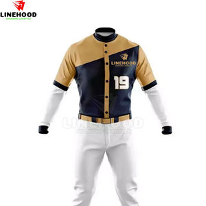 Conjunto de uniforme de béisbol ligero recién llegado, material transpirable, nuevo estilo hecho en Pakistán para jugadores de Softbol - Product Image 6