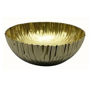 Metal Antique Nickel Plated <b>Silver</b> Color Aluminium Metal Round Shape Decorative Food Serving <b>Bowl</b> for Restaurants - Product Image 6