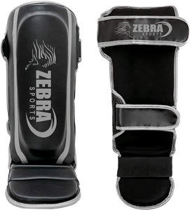 Muay Thai-espinilleras Kickboxing MMA Muay Thai, protector de piernas con Logo personalizado privado - Product Image 3