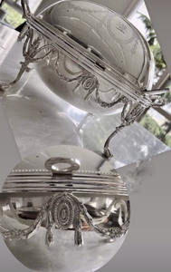 Trending Design <b>Serving</b> <b>Dish</b> <b>With</b> <b>Lid</b> for Home Hotel Kitchenware Food <b>Serving</b> <b>Dish</b> Decor Silver Color Custom Logo <b>Serving</b> <b>Dishes</b> - Product Image 2