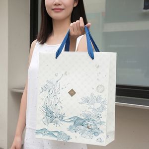Luxury Art <b>Paper</b> Gift Bag with Custom Logo Eco-Friendly <b>Biodegradable</b> Packaging for Premium Gift Presentation & Decoration - Product Image 6