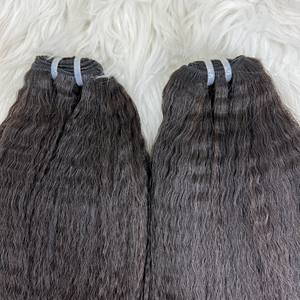 Máquina de extensiones de cabello liso rizado para bebés, doble trama, varios colores, texturas, venta al por mayor, cabello virgen vietnamita 100% - Product Image 3
