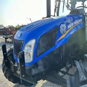 Tracteurs à roues agricoles de qualité d'occasion/d'occasion Neww H0llaand T4.90 110hp T4.90 avec cabine 4x4wd Machines agricoles à faible coût - Product Image 6