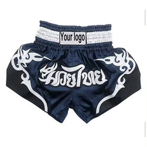 Precio bajo de fábrica al por mayor Muay Thai Shorts Sublimación Elástico Fight Mma Kick Boxing Muay Thai Fight Shorts al por mayor - Product Image 6