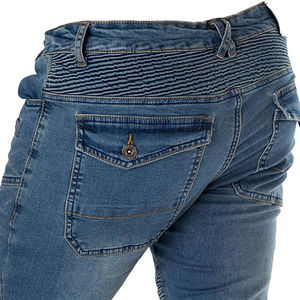 D-Ride Moto Protection des hanches, jean de moto, 4 protections pour les genoux et les hanches, respirant, séchage rapide, course à vélo, durable, haute performance - Product Image 4