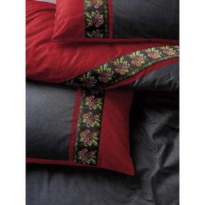 Ensemble housse de couette double en coton Lienzo Anthracite 8680108078242 - Product Image 2