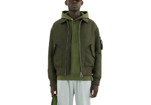 OEM High Quality <b>Baseball</b> <b>Bomber</b> <b>Jacket</b> with High Street Embroidery Waterproof & Reversible Multiple Pockets for Winter - Product Image 3