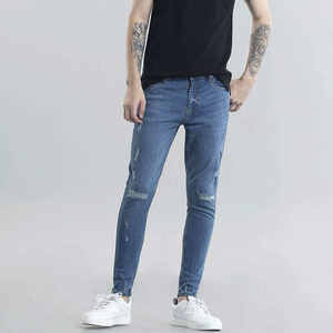 Pantalones Vaqueros de Hombre de Secado Rápido de la Mejor Calidad, Corte Ajustado, Precio Bajo, Tela Cómoda, Pantalones Vaqueros de Mezclilla para Hombre - Product Image 4