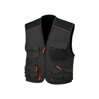 Gilet de travail réfléchissant respirant décontracté de style nouveau pour hommes - 100% coton, qualité supérieure