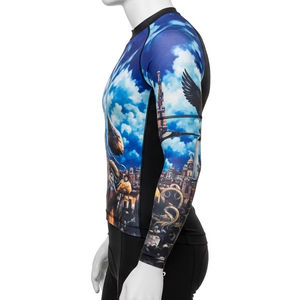 Quick Dry Digital Print Cycling <b>Arm</b> <b>Sleeves</b> for Adults Stretch Fabric UV Protection Sports Outdoor Wear <b>Compression</b> Protection - Product Image 5