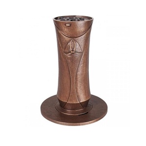 Vase à fleurs en métal de finition nickelé Vase à fleurs durable décoratif fait à la main pour la décoration de mariage personnaliser la finition - Product Image 3