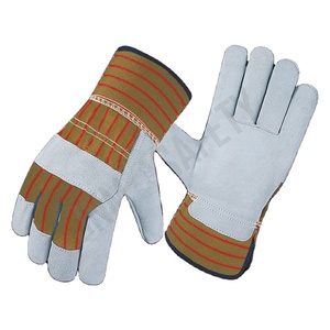 Gants de sécurité industriels en cuir de vachette pleine fleur, nouveau design, gants de travail robustes en cuir canadien pour la protection des mains et du corps - Product Image 2